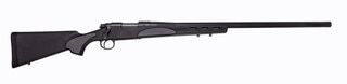 Remington 700 SPS Varmint 22-250 bolt action rifle with synthetic black stock.